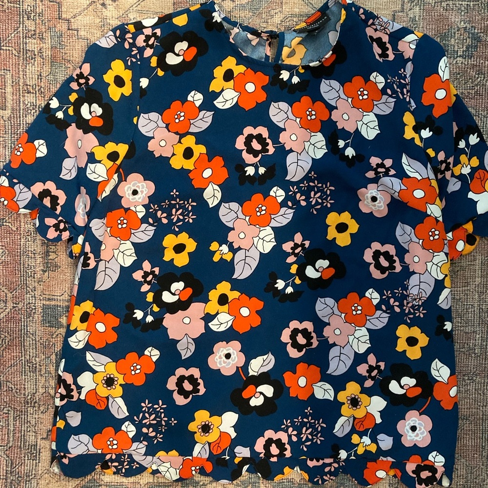 Victoria Beckham floral shirt
